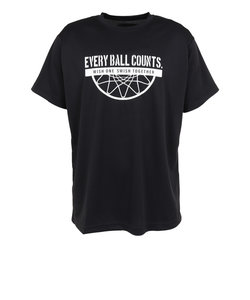 エックスティーエス（XTS）バスケットボールウェア ドライプラス メッセージTシャツ 751TS3ES0015 BLK
