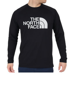 ノースフェイス（THE NORTH FACE）ロングスリーブGTDロゴクルーシャツ NT12377 K