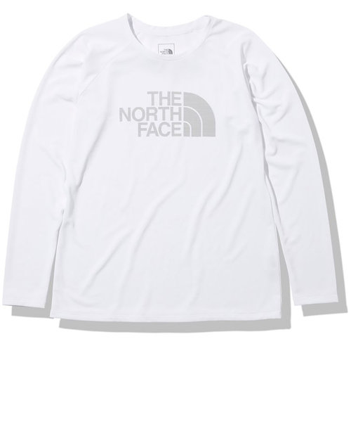 ノースフェイス（THE NORTH FACE）ロングスリーブGTDロゴクルーシャツ NTW12377 W