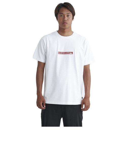 クイックシルバー（Quiksilver）tシャツ 半袖 ホワイト 白 CLICKER LOGO DNA 半袖Tシャツ 24SPQST241014WHT