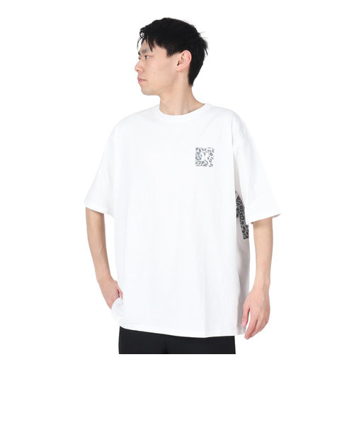 ハーレー（HURLEY）オーバーサイズド レオパード ビッグ ロゴ半袖Tシャツ MSS2411023-WHT