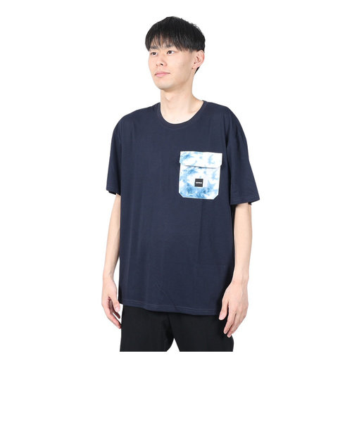 半袖Tシャツ カットソー ポケット付き MACKAY 5 57707 390 ネイビー