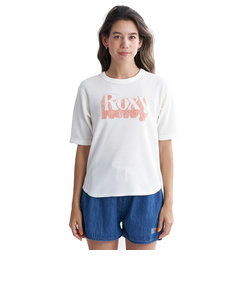 ロキシー（ROXY）HUGGABLE ワッフル素材 半袖Tシャツ 24SPRST241076OWT