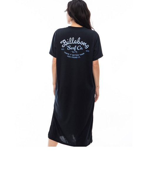 ビラボン（BILLABONG）ロゴTシャツ ワンピース BE01C350 BLK