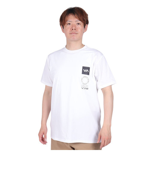 ルーカ（RVCA）VA VENT SURF 半袖ラッシュガード BE041804 WHT