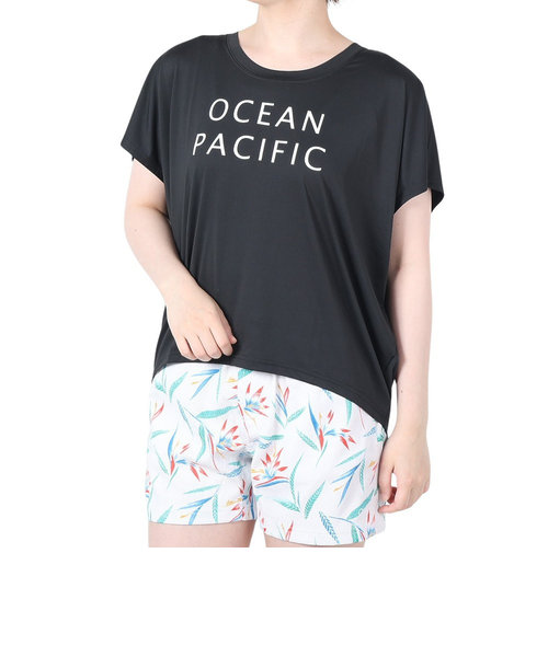 オーシャンパシフィック（Ocean Pacific）ラッシュガード 半袖 UVカット 日焼け防止 529462BLK