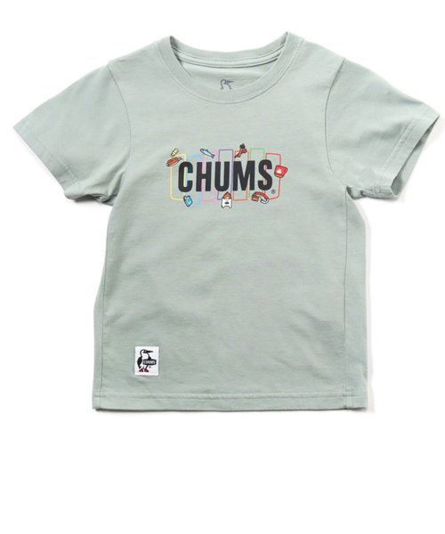 チャムス（CHUMS）ジュニア ワット トゥドゥ イン キャンピングTシャツ CH21-1314-M076