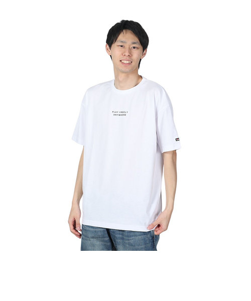 ボンファイア（Bonfire）BACK MOUNTAIN 半袖Tシャツ 50BNF4SCD2308 WHT