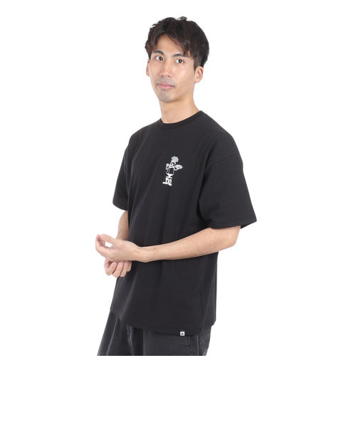 ディーシーシューズ（DC SHOES）24 PIZZA 半袖Tシャツ 24SUDST242030YBLK