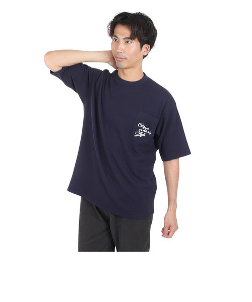 California ポケット付き半袖Tシャツ SL24SSM-APP012-NVY