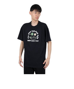 エアボーン（ARBN）PALM TREE 半袖Tシャツ AB24SSM-APP0105-BLK