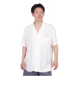 ルーカ（RVCA）シャツ 半袖 ホワイト 白 LOOSE BOWLING ショートスリーブシャツ BE041129 ANW