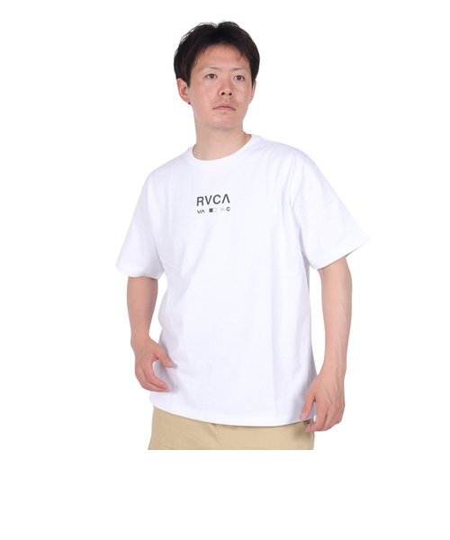 ルーカ（RVCA）TEXTBOOK MID 半袖 Tシャツ BE04A241 WHT