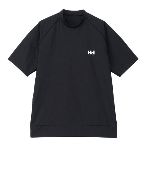 ヘリーハンセン（HELLY HANSEN）半袖ラッシュガードTシャツ HH82408 K