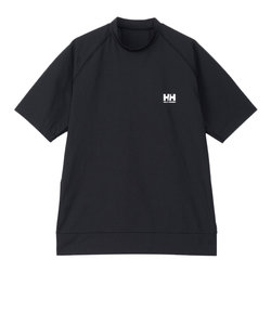 ヘリーハンセン（HELLY HANSEN）半袖ラッシュガードTシャツ HH82408 K