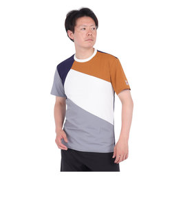 フットマーク（FOOTMARK）ラッシュガード 半袖 ナチュラル プルオーバー Tシャツ カラーブロック 3100315-01 UVカット 水陸両用 虫よけ