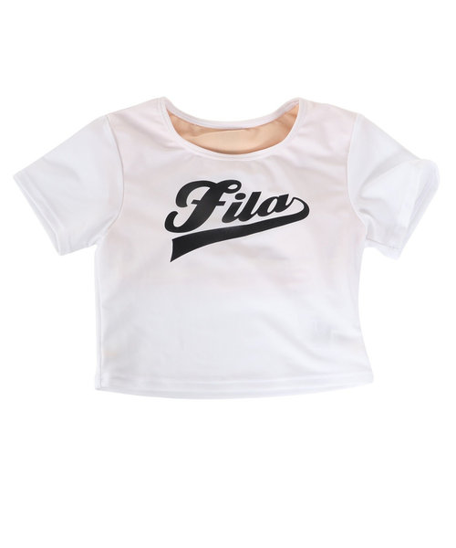 フィラ（FILA）UV カット 水着 フロントロゴ 3点セット 124661WT Victoria Surf&Snow  &mall店（ヴィクトリアサーフアンドスノー）の通販 &mall