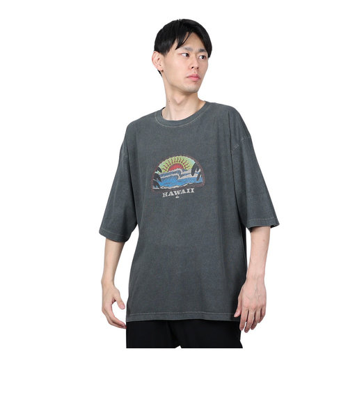 クイックシルバー（Quiksilver）五分袖Tシャツ BLAZING SUN ST 24SUQST242004CHC