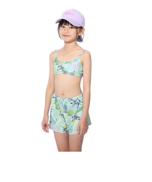 ロキシー（ROXY）ジュニア キッズ 水着 3点セット 半袖 ラッシュTシャツ付き MINI SIMPLY BOTANICAL 24SPTSW241102MN…