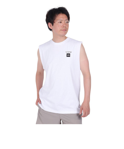 ルーカ（RVCA）UP STATE CUTOFF タンクトップ BE041352 WHT