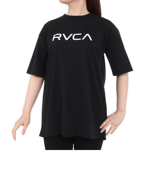 ルーカ（RVCA）ラッシュガード 半袖 RG ショートスリーブ Tシャツ BE04C855 BLK