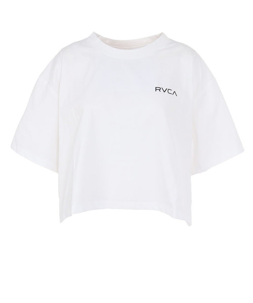 ルーカ（RVCA）ラッシュガード 半袖 サーフ クロップド Tシャツ BE04C850 WHT