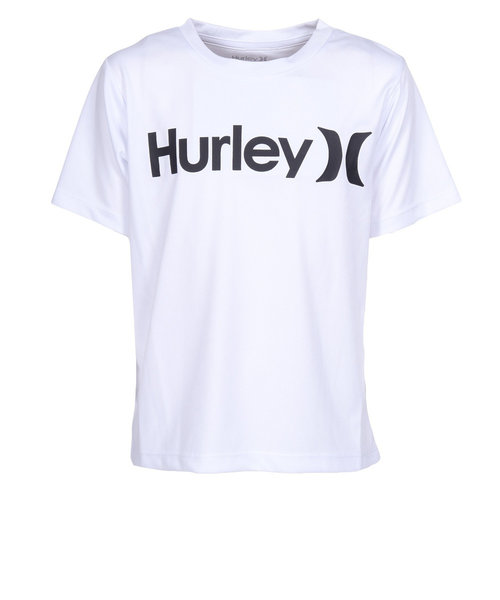 ハーレー（HURLEY）ジュニア ラッシュガード 半袖 ONE AND ONLY Tシャツ BRG2331001-WHT