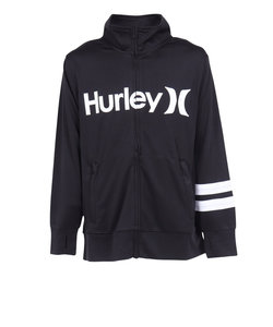 ハーレー（HURLEY）ジュニア ラッシュガード ボーイズ 長袖 ONE AND ONLY フルジップ ジャケット BRG2331002-BLK