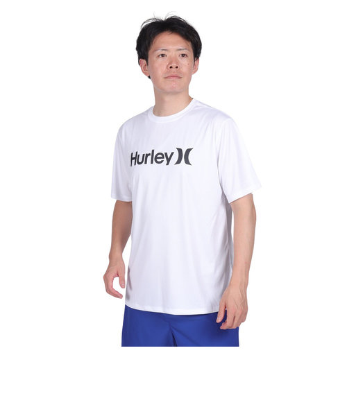 ハーレー（HURLEY）ラッシュガード 半袖 ワンアンドオンリー Tシャツ MRG2310032-WHT