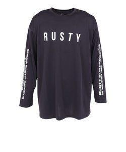 ラスティ（RUSTY）ラッシュガード UVメッシュ 長袖Tシャツ 水陸両用 914480BLK