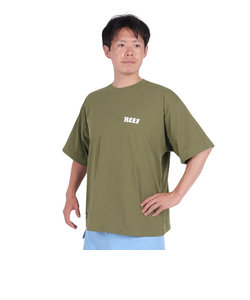 リーフ（REEF）ラッシュガード 半袖 ロゴ ラッシュ半袖Tシャツ RFTEM2321-OLV