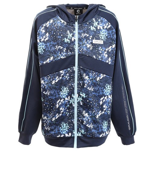 ガールズ ドライプラス Uvニット ウォームアップジャケット 853gm0sd2384 Nvy オンライン価格 Victoria Golf Mall店 ヴィクトリアゴルフ の通販 Mall