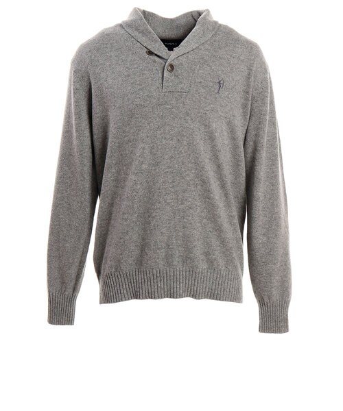 フィドラ Fidra ゴルフ セーター メンズ カシミヤショールカラーセーター Fv38vj06 Gry Victoria Golf Mall店 ヴィクトリアゴルフ の通販 Mall
