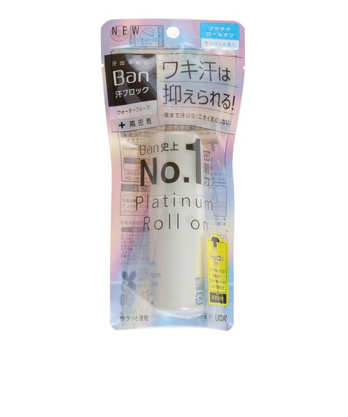 ライオン Lion Ban 汗ブロック ロールオンタイプ せっけんの香り 40ml Victoria Golf Mall店 ヴィクトリアゴルフ の通販 Mall