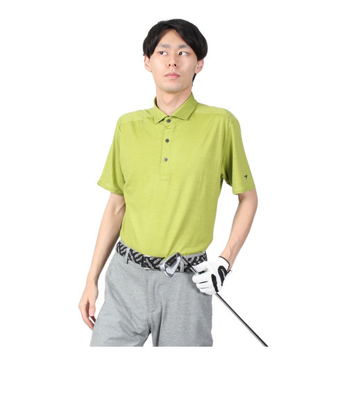 トミーアーマー（Tommy Armour）ゴルフウェア 日本製 REDA WOOL 半袖 ポロシャツ 403TA1TRJ1480 KHK