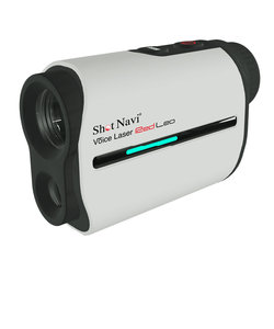ショットナビ（Shot Navi）ゴルフ距離測定器 レーザー ボイス レーザー レッド レオ(Voice Laser RED LEO) ホワイト