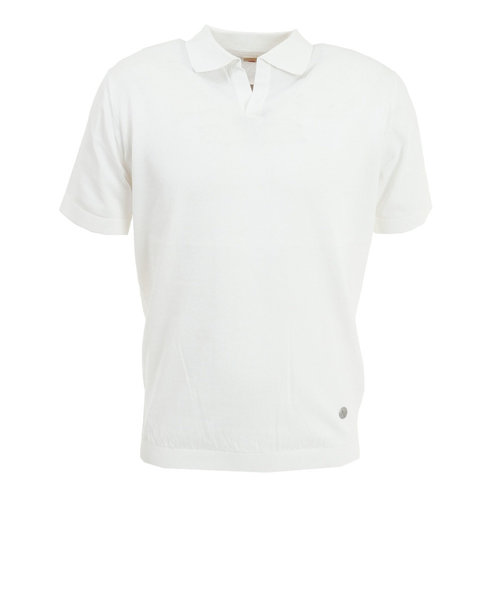 ゴルフウェア 春夏 紫外線対策 UVカット 疲労軽減 半袖 スキッパー ポロシャツ 41-1221240-05