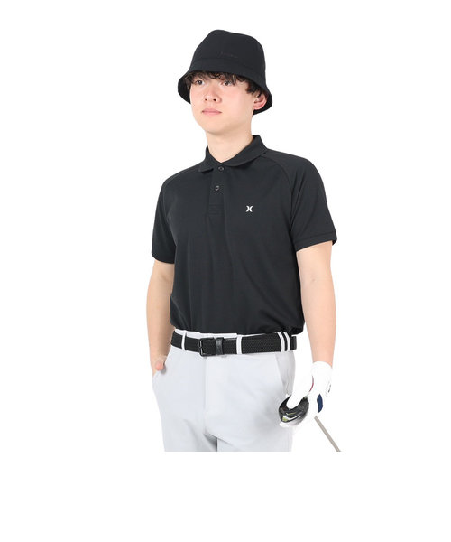 ハーレー（HURLEY）ゴルフウェア 吸汗 速乾 PIQUE 半袖 ポロシャツ MKT2200005-BLK