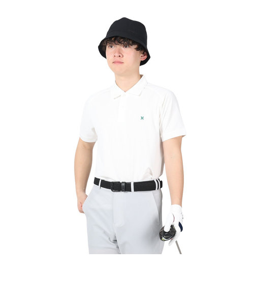 ハーレー（HURLEY）ゴルフウェア 吸汗 速乾 PIQUE 半袖 ポロシャツ MKT2200005-OWHT