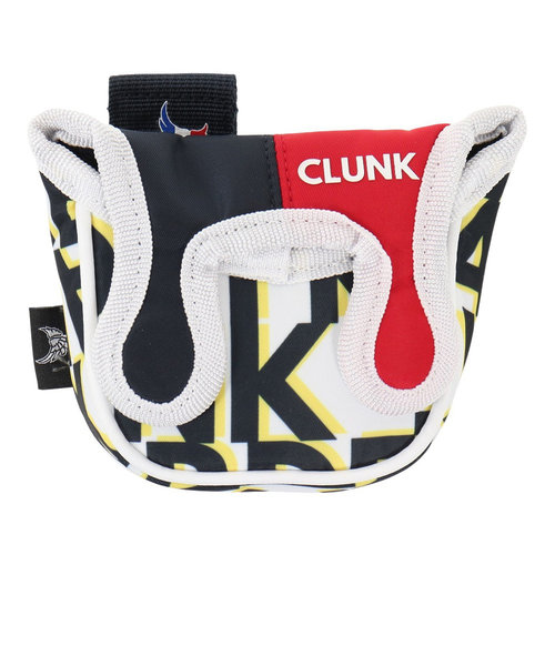 クランク（CLUNK）ゴルフ 総柄マレット型 パターカバー CL5MNB18 WHT