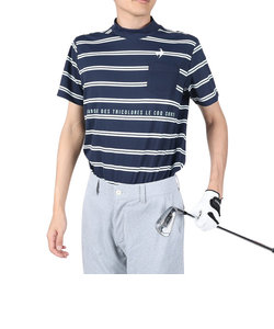ゴルフウェア 半袖 吸汗 速乾 ドライプラスモックネックシャツ QGMTJA29XB NV00