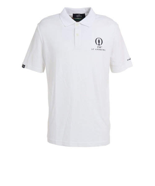 ジ・オープン（THE OPEN）ゴルフウェア 吸水 速乾 CHERVOコラボ 定番 半袖 ポロシャツ 174-26440-004