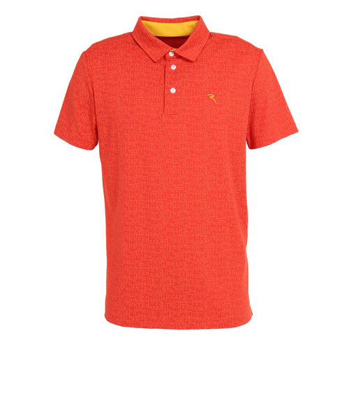 シェルボ（CHERVO）ゴルフウェア 吸水 速乾 ハーバープリント 半袖 ポロシャツ 031-26441-035
