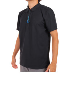 J.LINDEBERGゴルフウェア 半袖 吸水 速乾 ジップアップシャツ 071-26450-019