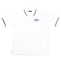 ゴルフウェア 吸水 速乾 トリプルアーチロゴ半袖ポロシャツ PS12-M WH