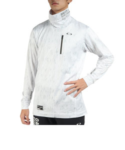 オークリー（OAKLEY）ゴルフウェア ハイネックシャツ 総柄 吸汗速乾 ライトフリース 軽量 STW LS HINECK SHIRT FOA404683-1…