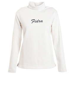 フィドラ（FIDRA）ゴルフウェア 吸湿 発熱 消臭 ロールアップハイネックシャツ FD5NUG10 WHT