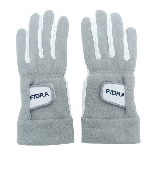 フィドラ（FIDRA）ゴルフ グローブ 防寒 発熱 保温 ヒートクロス ウォームグローブ 両手用 FD5NVG02 LGRY.