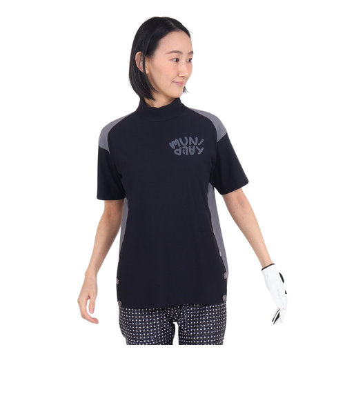 ムニタルプ（MUNITALP）ゴルフウェア 接触冷感 gracecool cotton半袖シャツ 005-27841-019