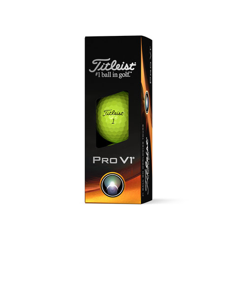 タイトリスト（TITLEIST）ゴルフボール PRO V1 プロV1 イエロー T2128S-3PJ スリーブ(3個入り)